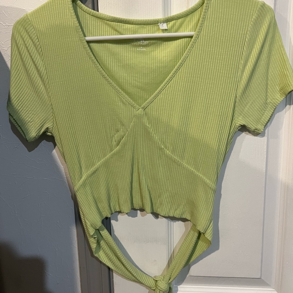 Green PacSun tie top